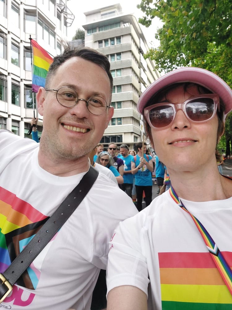 Mark with Tanya Serisier