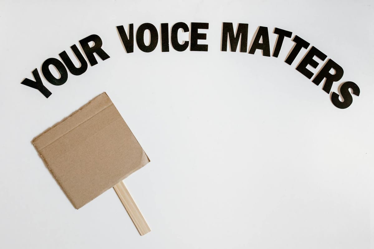 Your voice matters